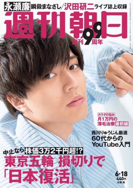 週刊朝日 2021年6/18号 (発売日2021年06月08日) 表紙