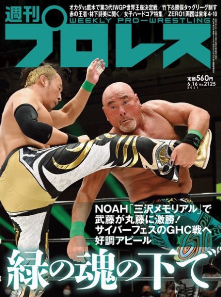 週刊プロレス 2021年6/16号 (発売日2021年06月02日) 表紙