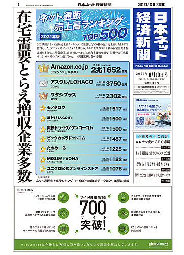日本ネット経済新聞 0644 発売日21年06月10日 雑誌 定期購読の予約はfujisan