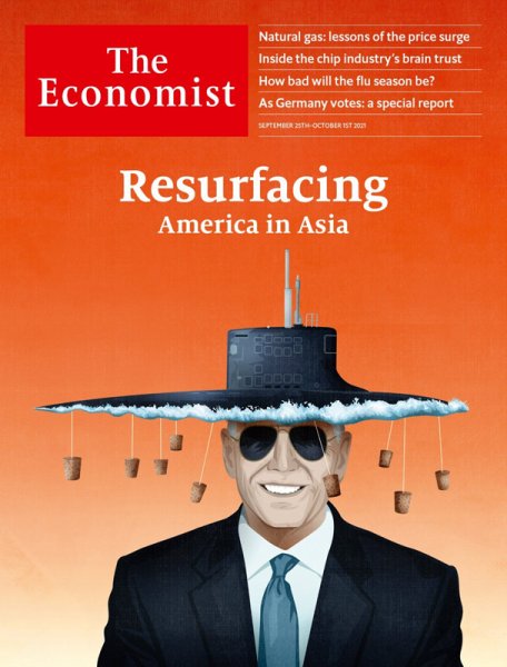 英国The Economist（エコノミスト） 2021年09月25日発売号 表紙