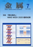 金属 2021年7月号 表紙