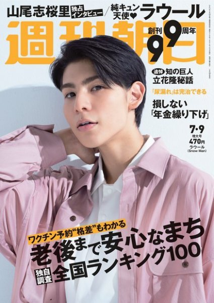 週刊朝日 2021年7/9号 (発売日2021年06月29日) 表紙