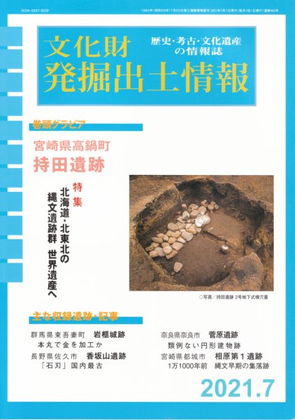 文化財発掘出土情報 482号  (発売日2021年07月01日) 表紙