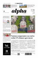 The Japan Times Alpha（ジャパンタイムズアルファ） Vol.71 No.47 表紙