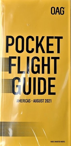 北南米 航空時刻表（英語A5版） 2020年8月号 (発売日2021年08月01日) 表紙