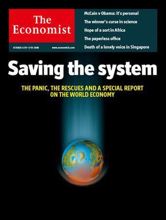 英国The Economist（エコノミスト） Oct. 11th 2008 (発売日2008年10月11日) 表紙