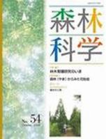 森林科学 No.54 表紙