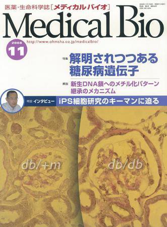 Medical Bio 11月号 (発売日2008年10月22日) 表紙