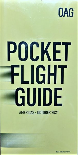 北南米 航空時刻表（英語A5版） 2021年10月号 (発売日2021年10月01日) 表紙