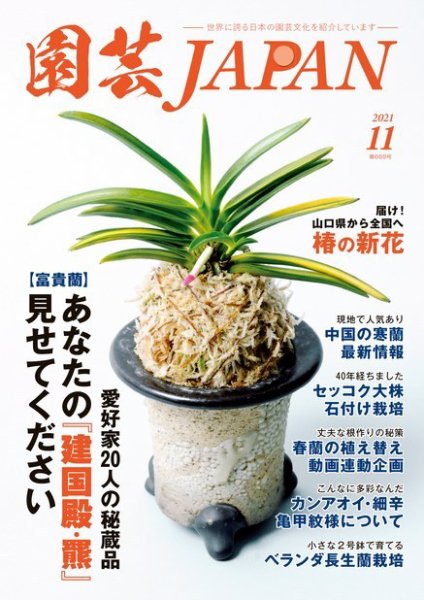 園芸Japan 2021年11月号 (発売日2021年10月12日) 表紙