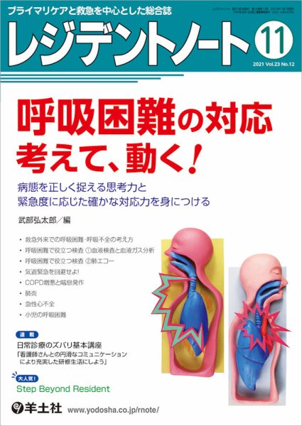 レジデントノート Vol.23No.12 (発売日2021年10月10日) 表紙