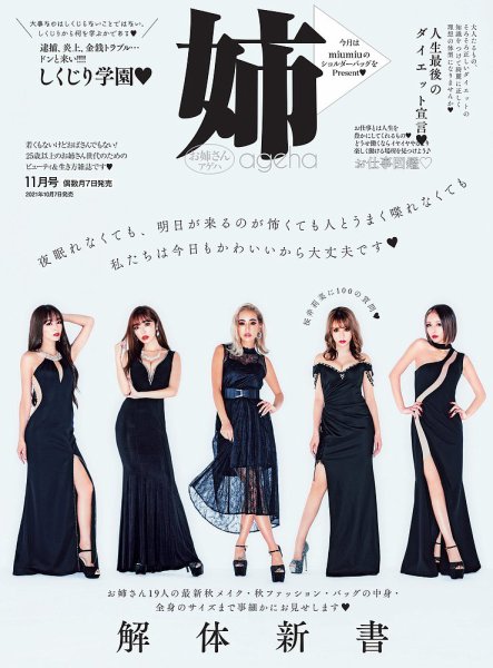 姉ageha（お姉さんアゲハ） 2021年11月号 (発売日2021年10月07日) 表紙