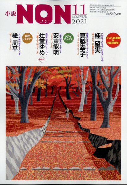小説NON 2021年11月号 (発売日2021年10月22日) 表紙