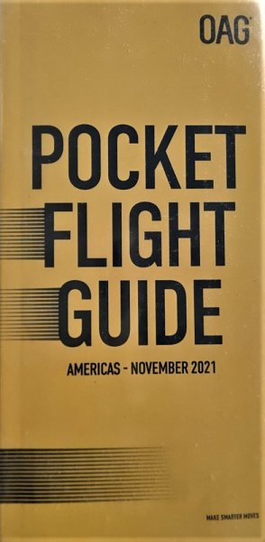 北南米 航空時刻表（英語A5版） 2021年11月号 (発売日2021年11月01日) 表紙