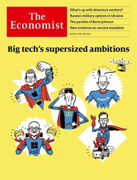 英国The Economist（エコノミスト） 2022年01月22日発売号 表紙