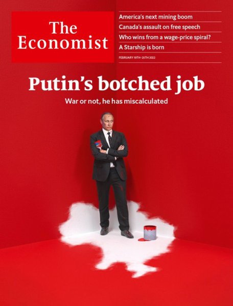 英国The Economist（エコノミスト） 2022年02月19日発売号 表紙