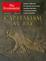 英国The Economist（エコノミスト） Oct. 18th 2008 表紙