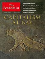 英国The Economist（エコノミスト） Oct. 18th 2008 (発売日2008年10月18日) 表紙