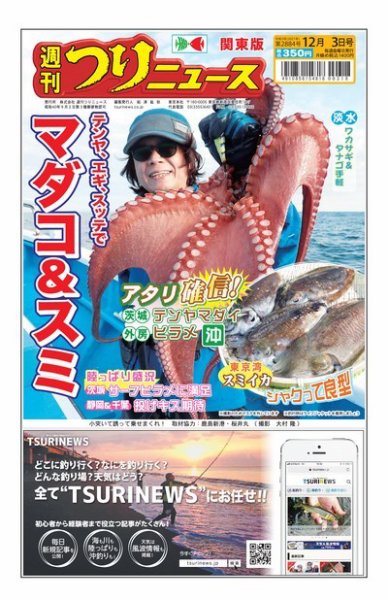 週刊つりニュース　関東版 2021年12月3日号 (発売日2021年11月29日) 表紙