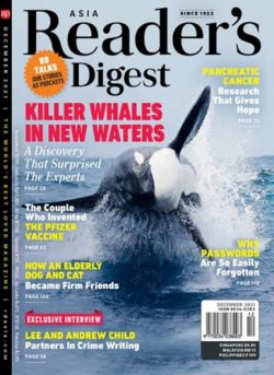 Reader’s Digest Asia(リーダーズダイジェスト) Dec-21 (発売日2021年11月30日) 表紙