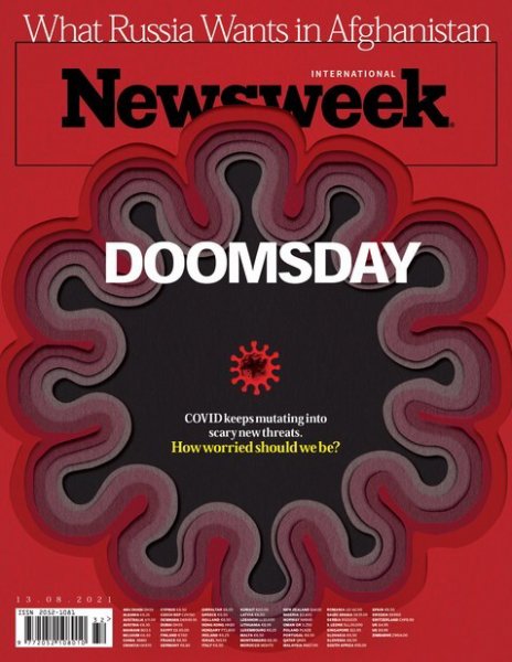 Newsweek International 2021年08月07日発売号 表紙