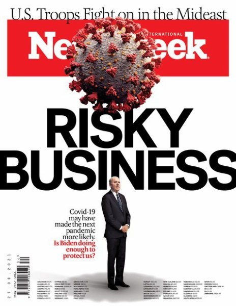 Newsweek International 2021年08月21日発売号 表紙