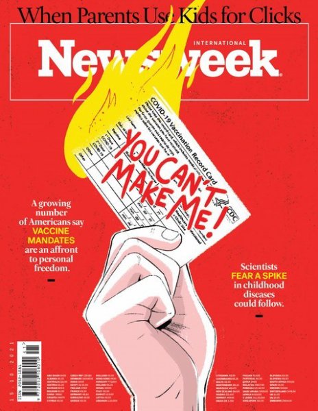 Newsweek International 2021年10月09日発売号 表紙