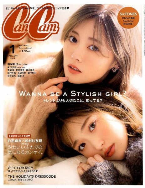 CanCam（キャンキャン） 1月号 (発売日2008年11月22日) 表紙