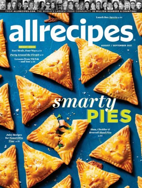 Allrecipes August/September (発売日2021年08月07日) 表紙