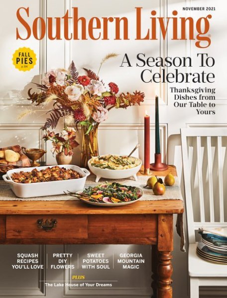 Southern Living November (発売日2021年10月23日) 表紙
