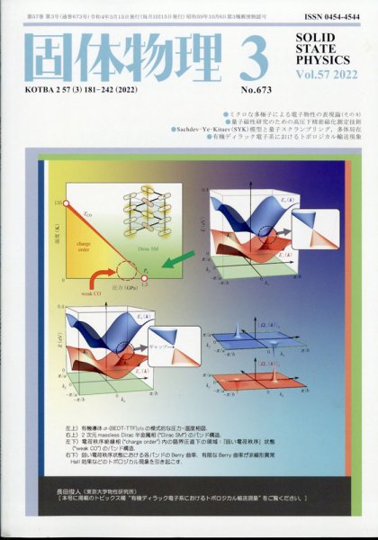 固体物理 2022年3月号 (発売日2022年03月17日) 表紙