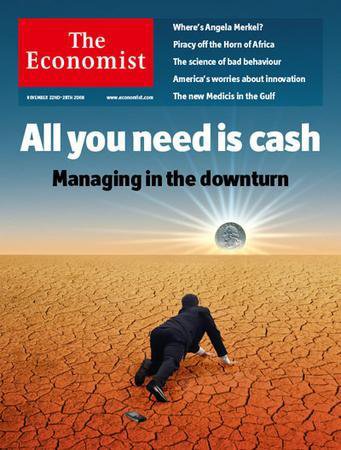 英国The Economist（エコノミスト） Nov. 22nd 2008 (発売日2008年11月22日) 表紙