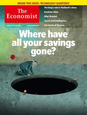英国The Economist（エコノミスト） Dec. 6th 2008 (発売日2008年12月06日) 表紙