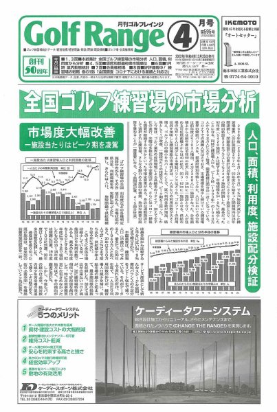 月刊ゴルフレインジ（Golf Range） 第595号 (発売日2022年03月25日) 表紙