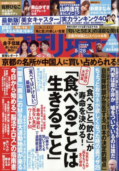 週刊現代 2022年5/28号 (発売日2022年05月20日) 表紙