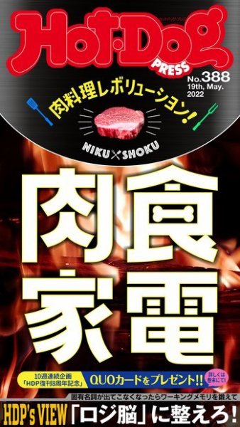 Hot-Dog PRESS（ホットドッグプレス） 2022年06月03日発売号 表紙