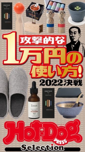 Hot-Dog PRESS Selection（ホットドッグプレスセレクション） 攻撃的な１万円の使い方！　２０２２決戦 (発売日2022年12月30日) 表紙