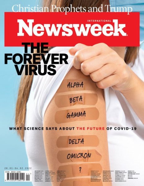 Newsweek International 2022年01月22日発売号 表紙