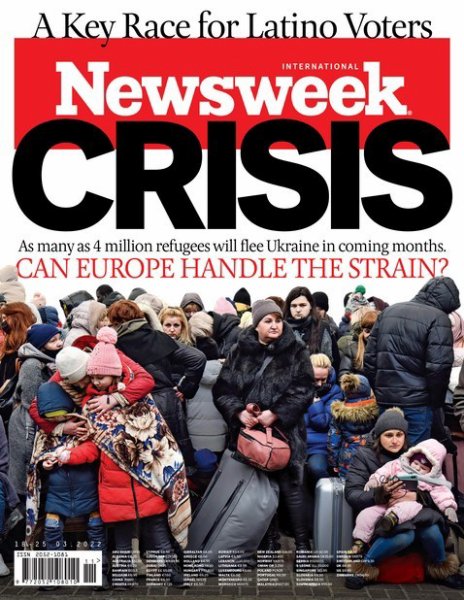 Newsweek International 2022年03月12日発売号 表紙
