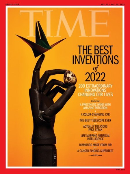 TIME 2022年11/21・11/28号 (発売日2022年11月15日) 表紙