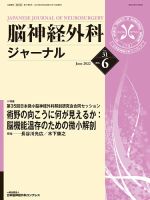 脳神経外科ジャーナル 31巻6号 表紙