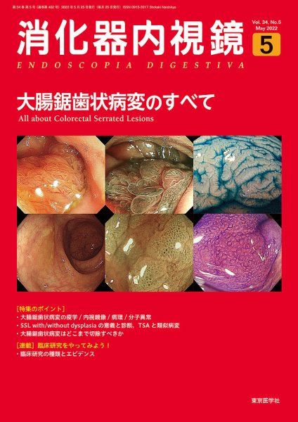消化器内視鏡 22年5月号 (発売日2022年05月25日) 表紙