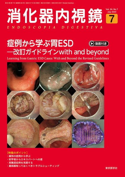 消化器内視鏡 22年7月号 (発売日2022年07月25日) 表紙