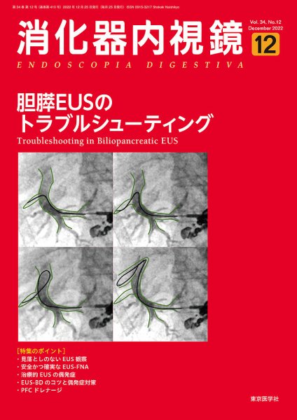 消化器内視鏡 22年12月号 (発売日2023年02月02日) 表紙