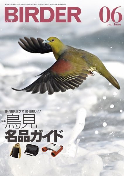 BIRDER（バーダー） 2022年6月号 (発売日2022年05月16日) 表紙