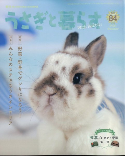 うさぎと暮らす 2022年7月号 (発売日2022年05月19日) 表紙