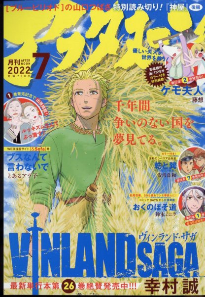 アフタヌーン 2022年7月号 (発売日2022年05月25日) 表紙