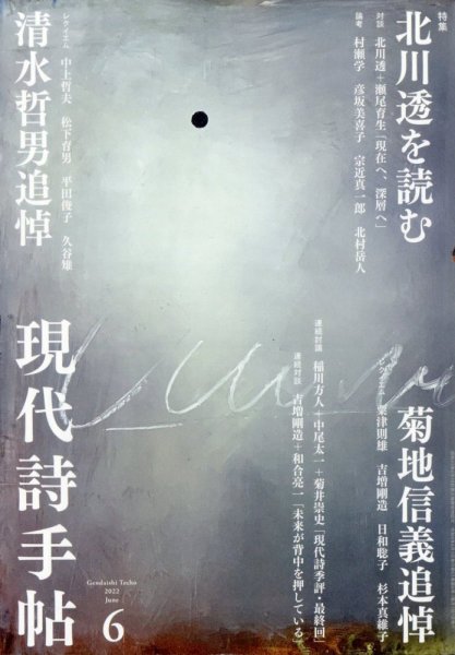 現代詩手帖 2022年6月号 (発売日2022年05月27日) 表紙