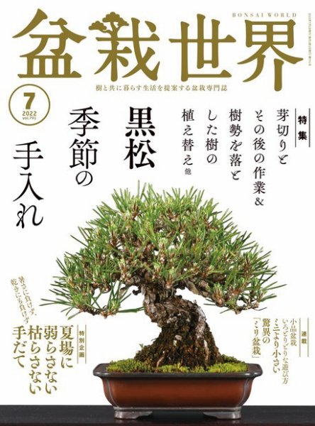盆栽世界 2022年7月号 (発売日2022年06月03日) 表紙