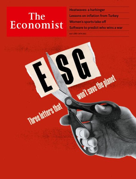 英国The Economist（エコノミスト） 2022年07月23日発売号 表紙